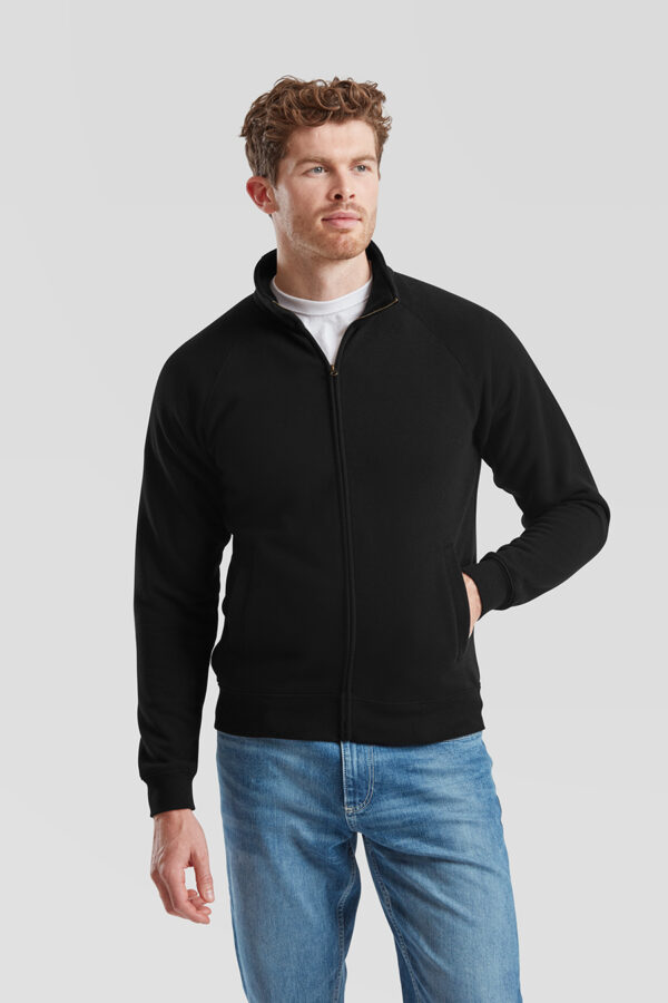 Felpa uomo zip intera premium