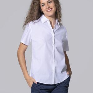 Camicia donna manica corta POPELINE