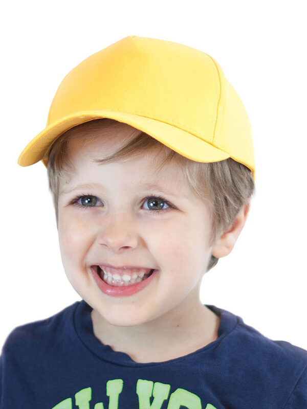 Cappello bambino visiera curva 5 pannelli