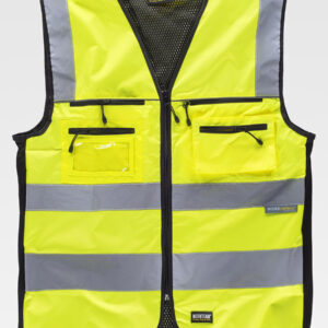 Gilet tessuto ripstop alta visibilita classe 2