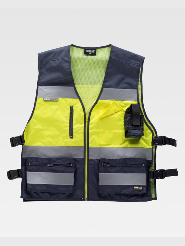 Gilet multitasche tessuto oxford - immagine 2