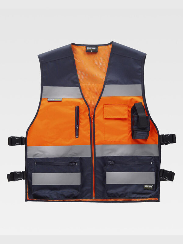 Gilet multitasche tessuto oxford - immagine 3