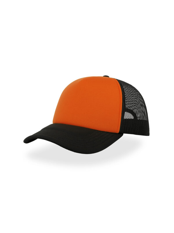 Cappello visiera curva 5 pannelli mesh posteriore RAPPER - immagine 6