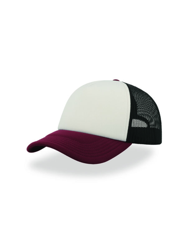 Cappello visiera curva 5 pannelli mesh posteriore RAPPER - immagine 7