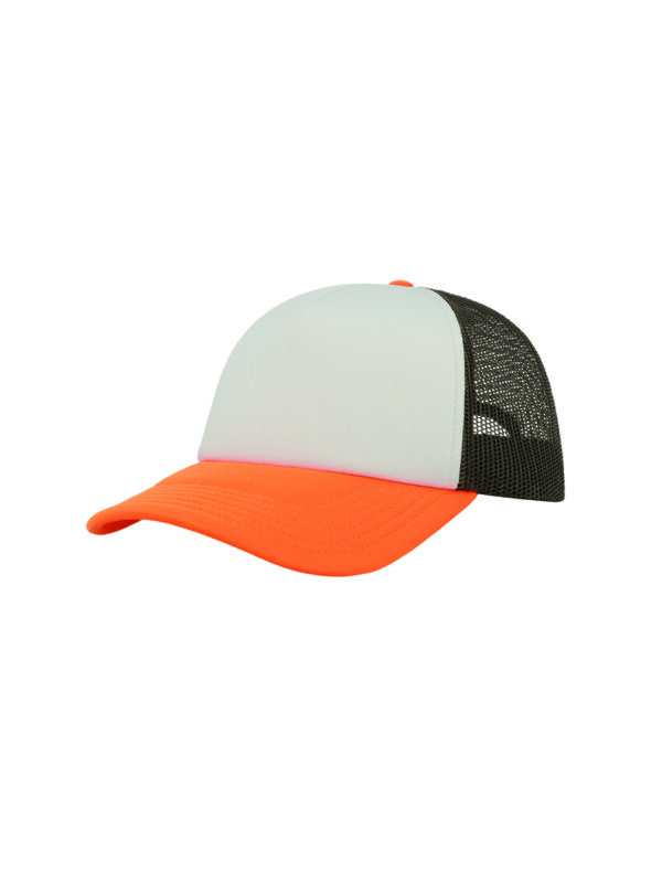 Cappello visiera curva 5 pannelli mesh posteriore RAPPER - immagine 8