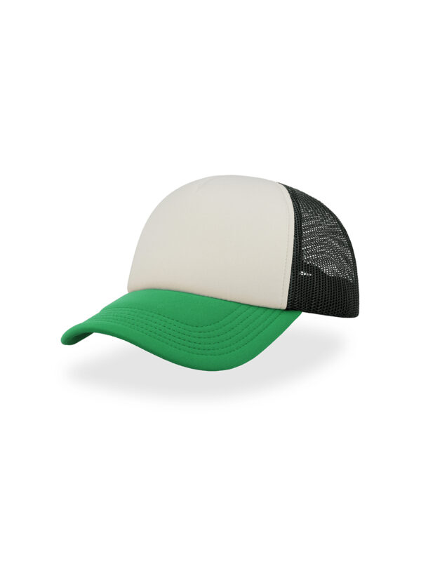 Cappello visiera curva 5 pannelli mesh posteriore RAPPER - immagine 11