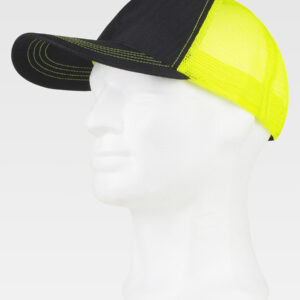 Cappello visiera curva 6 pannelli mesh posteriore