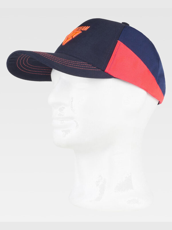 Cappello visiera curva 5 pannelli logo workteam